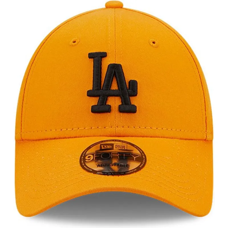 kasketter-buet-orange-justerbar-rem-negro-9forty-league-essential-fra-los-angeles-dodgers-mlb-af-new-era