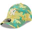 gron-justerbar-buet-kasket-9forty-camo-pack-fra-new-york-yankees-mlb-af-new-era