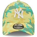 gron-justerbar-buet-kasket-9forty-camo-pack-fra-new-york-yankees-mlb-af-new-era