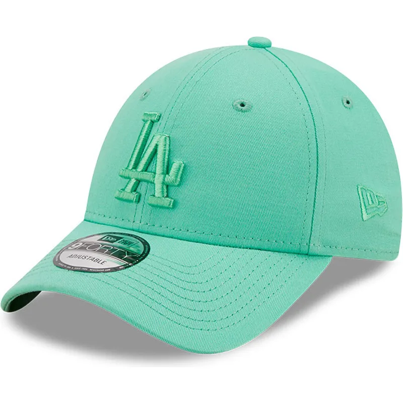 kasketter-buet-gron-justerbar-rem-9forty-league-essential-fra-los-angeles-dodgers-mlb-af-new-era