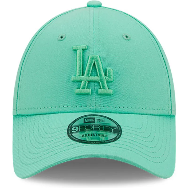 kasketter-buet-gron-justerbar-rem-9forty-league-essential-fra-los-angeles-dodgers-mlb-af-new-era