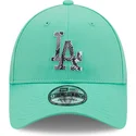 gron-justerbar-9forty-infill-buekasket-fra-los-angeles-dodgers-mlb-fra-new-era