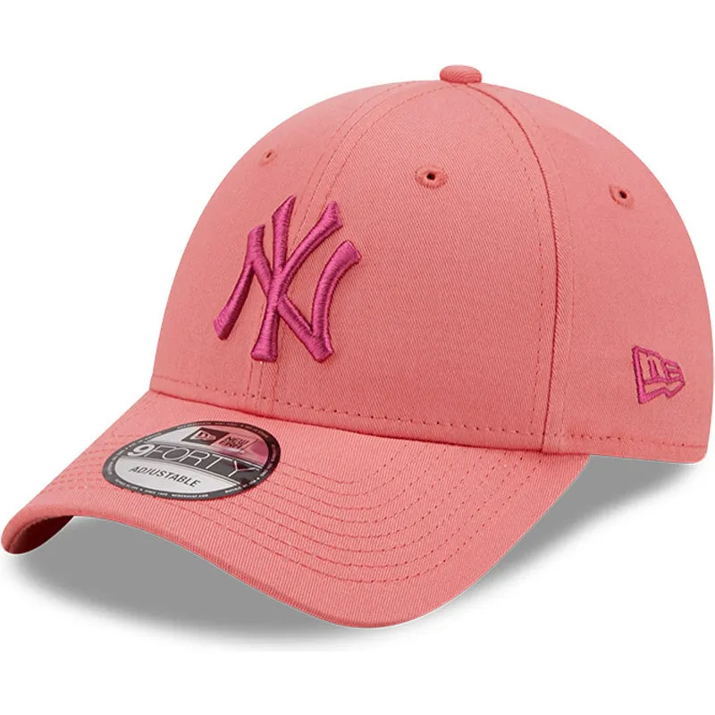 kasketter-buet-rosa-justerbar-rem-9forty-league-essential-fra-new-york-yankees-mlb-af-new-era
