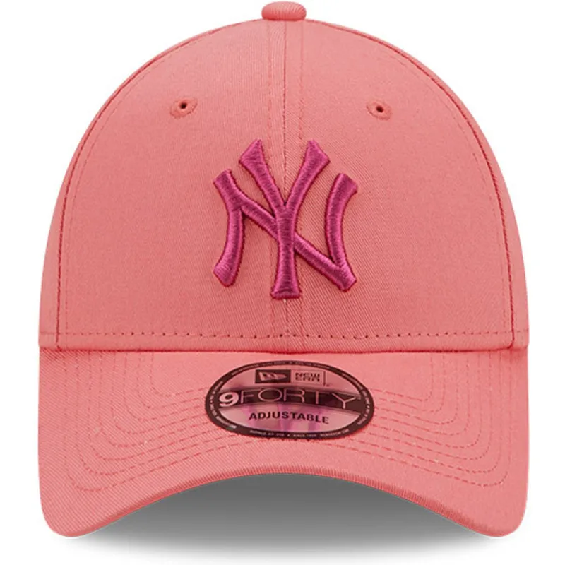 kasketter-buet-rosa-justerbar-rem-9forty-league-essential-fra-new-york-yankees-mlb-af-new-era