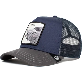kasketter-buet-marinebla-snapback-the-farm-af-goorin-bros