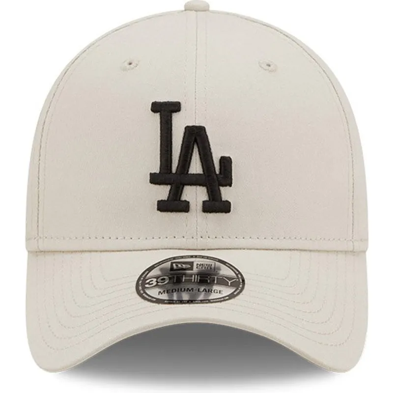 beige-buet-fitted-cap-39thirty-league-essential-los-angeles-dodgers-mlb-fra-new-era