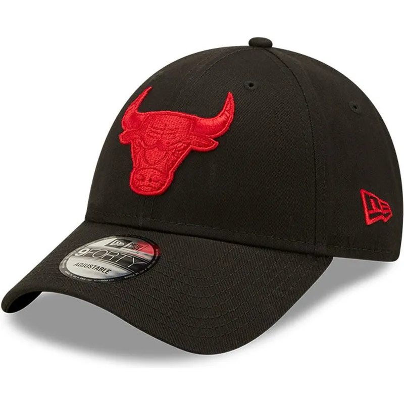 kasketter-buet-sort-justerbar-rem-9forty-neon-pack-fra-chicago-bulls-nba-af-new-era