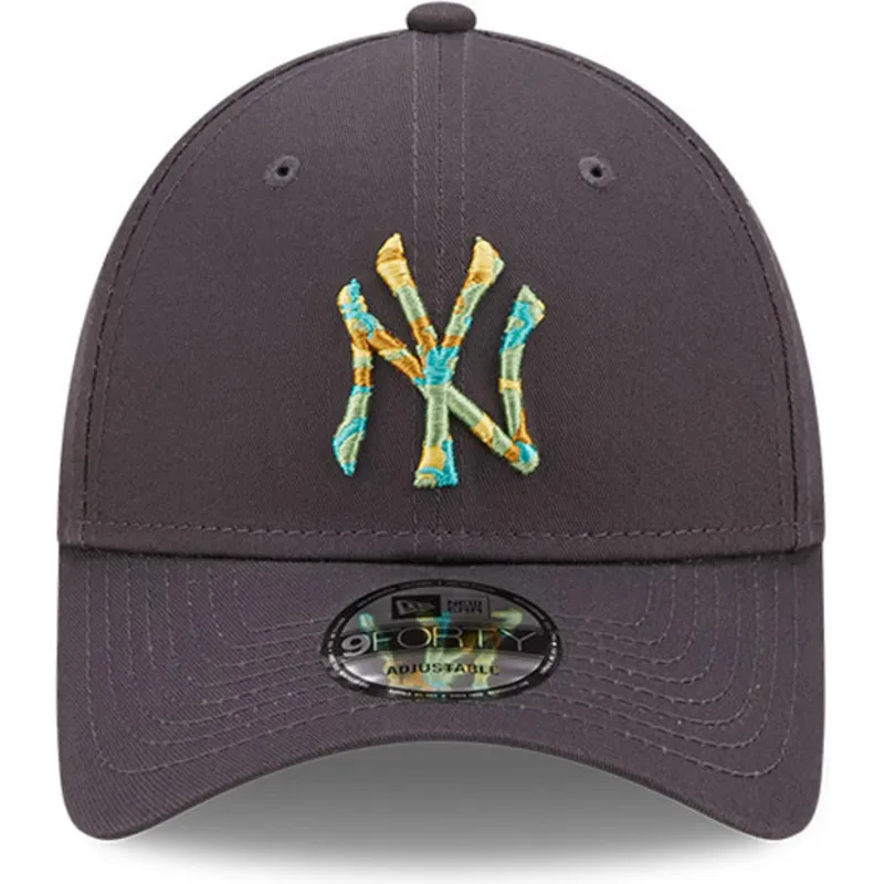 gra-justerbar-kurvet-kasket-9forty-camo-infill-fra-new-york-yankees-mlb-fra-new-era