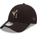 kasketter-buet-sort-justerbar-rem-marron-9forty-camo-infill-fra-new-york-yankees-mlb-af-new-era