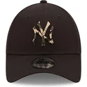 kasketter-buet-sort-justerbar-rem-marron-9forty-camo-infill-fra-new-york-yankees-mlb-af-new-era