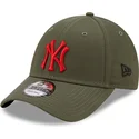 new-era-new-york-yankees-mlb-9forty-stadium-food-justerbar-gron-buet-kasket-med-rodt-logo