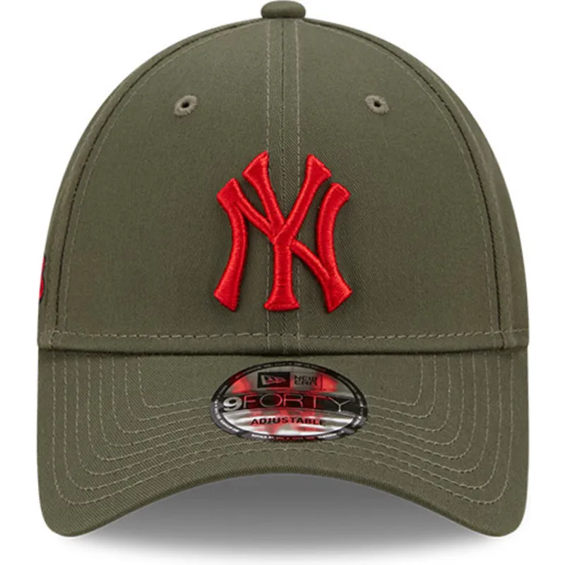 kasketter-buet-gron-justerbar-rem-9forty-stadium-food-fra-new-york-yankees-mlb-af-new-era