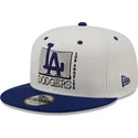 kasketter-flad-gra-snapback-9fifty-white-crown-fra-los-angeles-dodgers-mlb-af-new-era