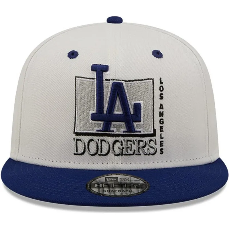 kasketter-flad-gra-snapback-9fifty-white-crown-fra-los-angeles-dodgers-mlb-af-new-era