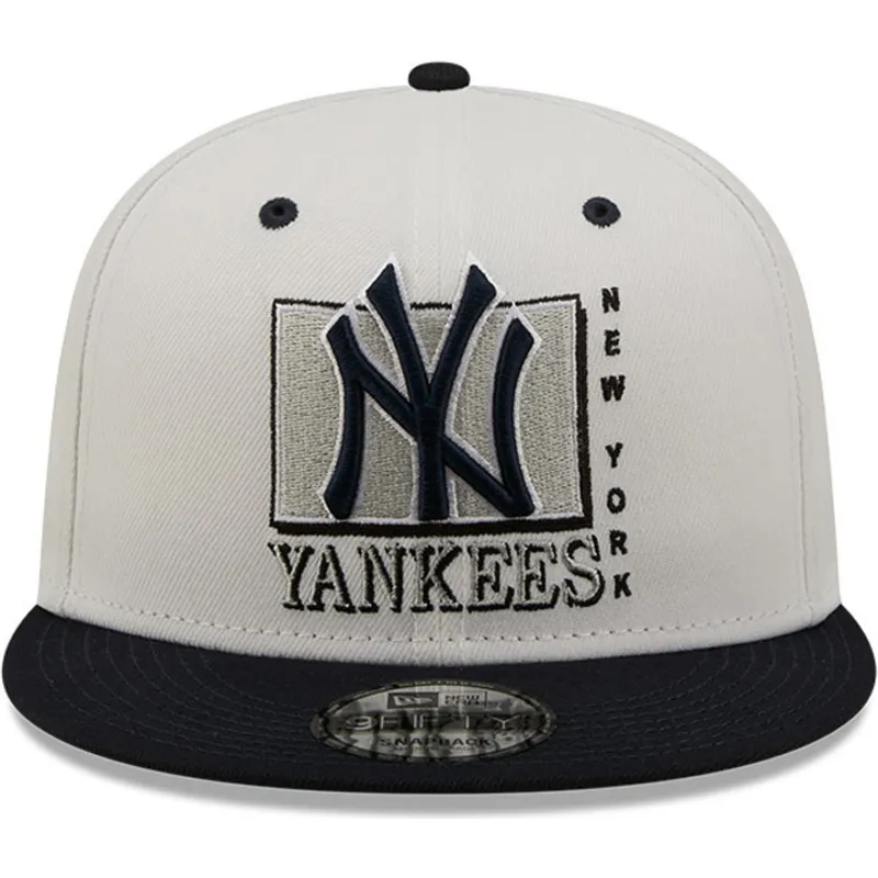 kasketter-flad-hvid-snapback-9fifty-white-crown-fra-new-york-yankees-mlb-af-new-era