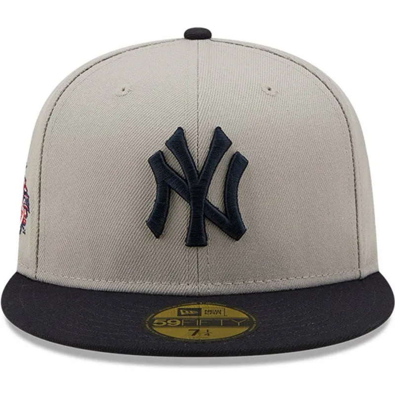 kasketter-flad-gra-tilpasset-59fifty-parche-lateral-fra-new-york-yankees-mlb-af-new-era kasketter-flad-gra-tilpasset-59fifty-parche-lateral-fra-new-york-yankees-mlb-af-new-era