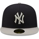 new-era-flat-brim-59fifty-side-patch-new-york-yankees-mlb-navy-blue-and-grey-fitted-cap