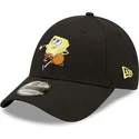 kasketter-buet-sort-justerbar-rem-9forty-sporty-fra-bob-esponja-af-new-era