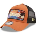 brun-hawaii-keauhou-a-frame-nummerplade-truckerkasket-fra-new-era