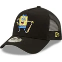 kasketter-buet-sort-snapback-a-frame-sporty-fra-bob-esponja-af-new-era