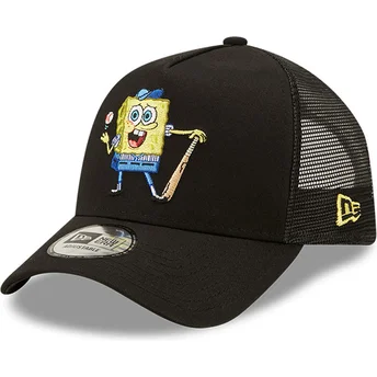 kasketter-buet-sort-snapback-a-frame-sporty-fra-bob-esponja-af-new-era