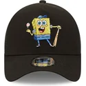 kasketter-buet-sort-snapback-a-frame-sporty-fra-bob-esponja-af-new-era
