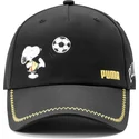 puma-snoopy-peanuts-justerbar-sort-buet-kasket-til-dreng