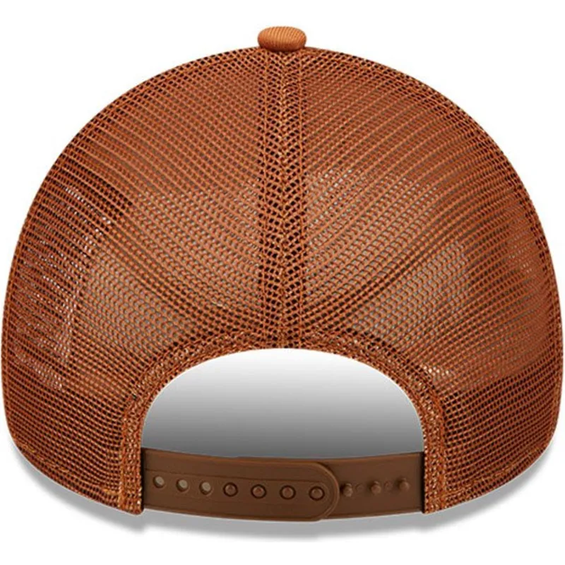 kasketter-buet-brun-snapback-a-frame-tonal-mesh-fra-new-york-yankees-mlb-af-new-era