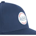 kasketter-buet-marinebla-snapback-af-von-dutch
