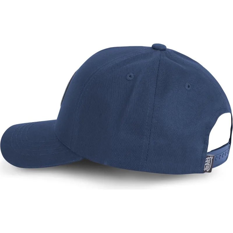 kasketter-buet-marinebla-snapback-af-von-dutch
