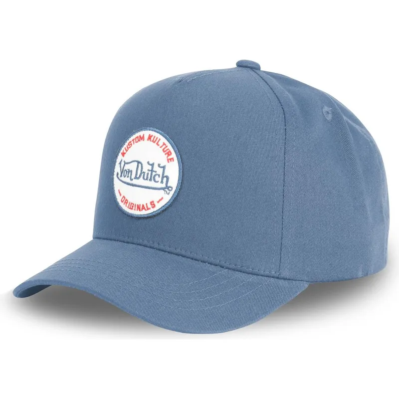 kasketter-buet-bla-snapback-af-von-dutch