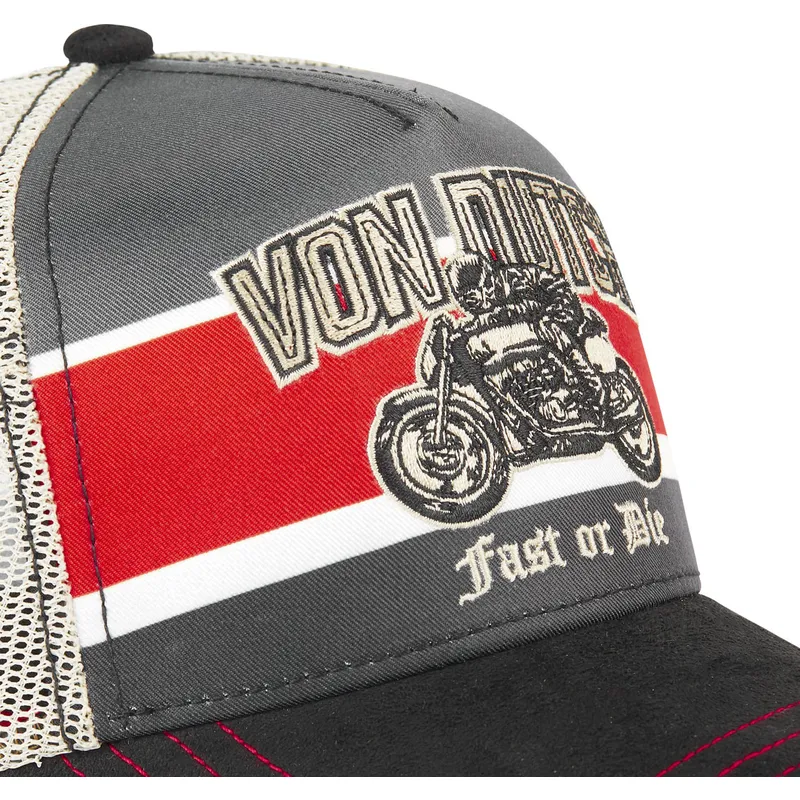 trucker-kasket-sort-fast-or-die-fas-fra-von-dutch