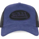 von-dutch-vel-blu-marinebla-og-sort-trucker-cap