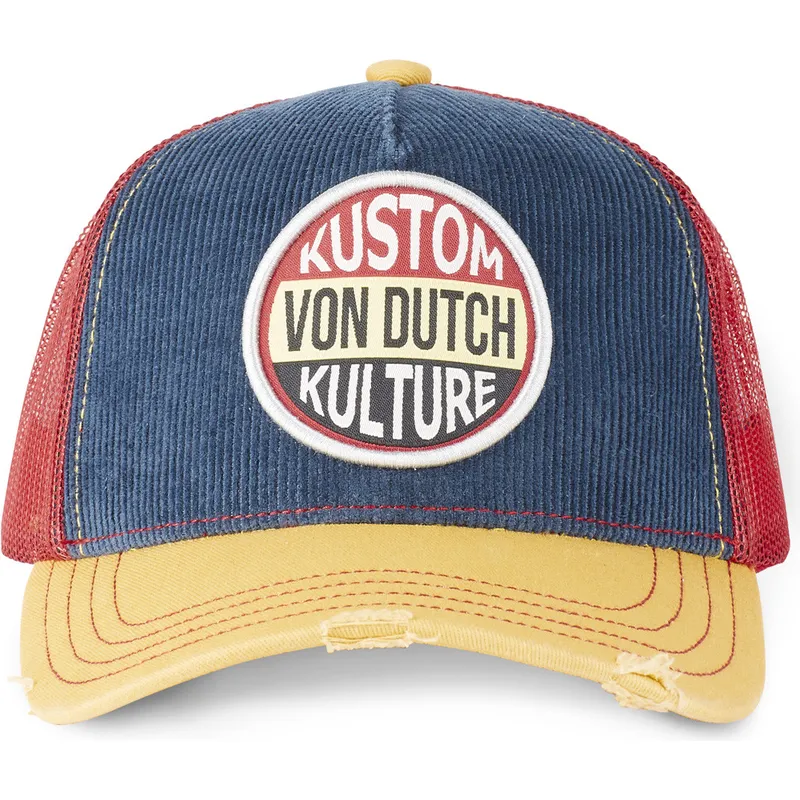 kasketter-buet-marinebla-snapback-af-von-dutch