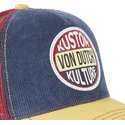 kasketter-buet-marinebla-snapback-af-von-dutch