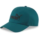 puma-essentials-gron-justerbar-buet-kasket-med-sort-logo