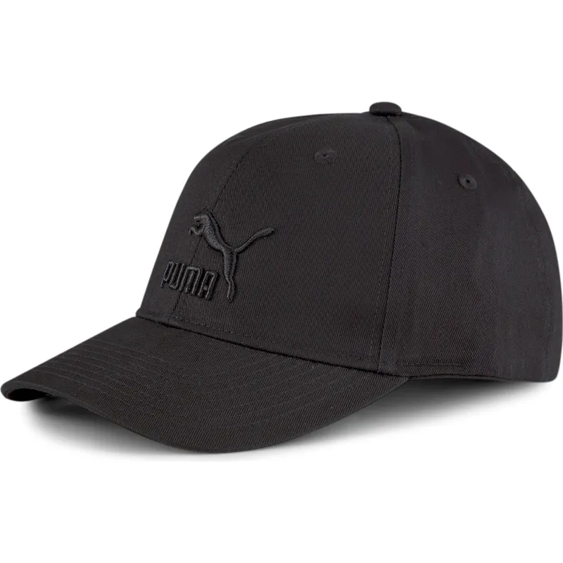 sort-justerbar-curved-cap-med-sort-classics-archive-logo-fra-puma