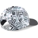 puma-academy-justerbar-sort-og-hvid-buet-kasket