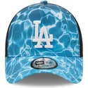 los-angeles-dodgers-mlb-new-era-bla-a-frame-summer-city-trucker-kasket