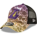 kasketter-buet-multicolor-snapback-a-frame-summer-city-fra-los-angeles-lakers-nba-af-new-era