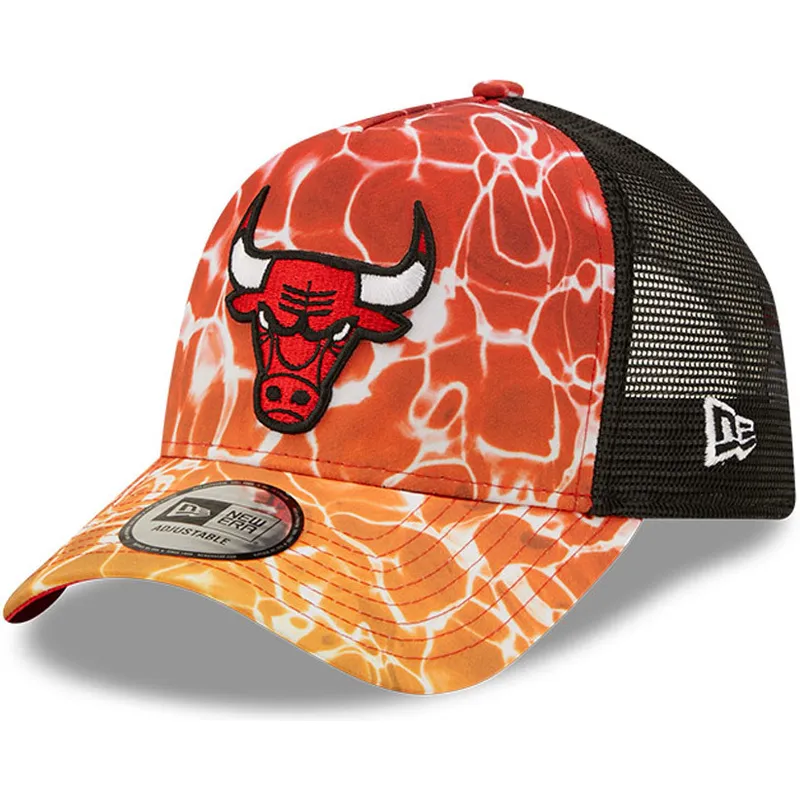 kasketter-buet-orange-snapback-a-frame-summer-city-fra-chicago-bulls-nba-af-new-era