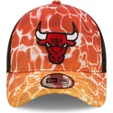 kasketter-buet-orange-snapback-a-frame-summer-city-fra-chicago-bulls-nba-af-new-era