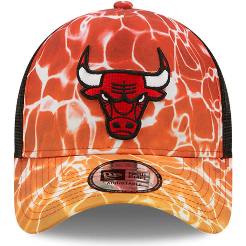kasketter-buet-orange-snapback-a-frame-summer-city-fra-chicago-bulls-nba-af-new-era
