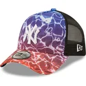 kasketter-buet-multicolor-snapback-a-frame-summer-city-fra-new-york-yankees-mlb-af-new-era