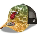 kasketter-buet-multicolor-snapback-a-frame-summer-city-fra-miami-heat-nba-af-new-era