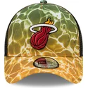 kasketter-buet-multicolor-snapback-a-frame-summer-city-fra-miami-heat-nba-af-new-era