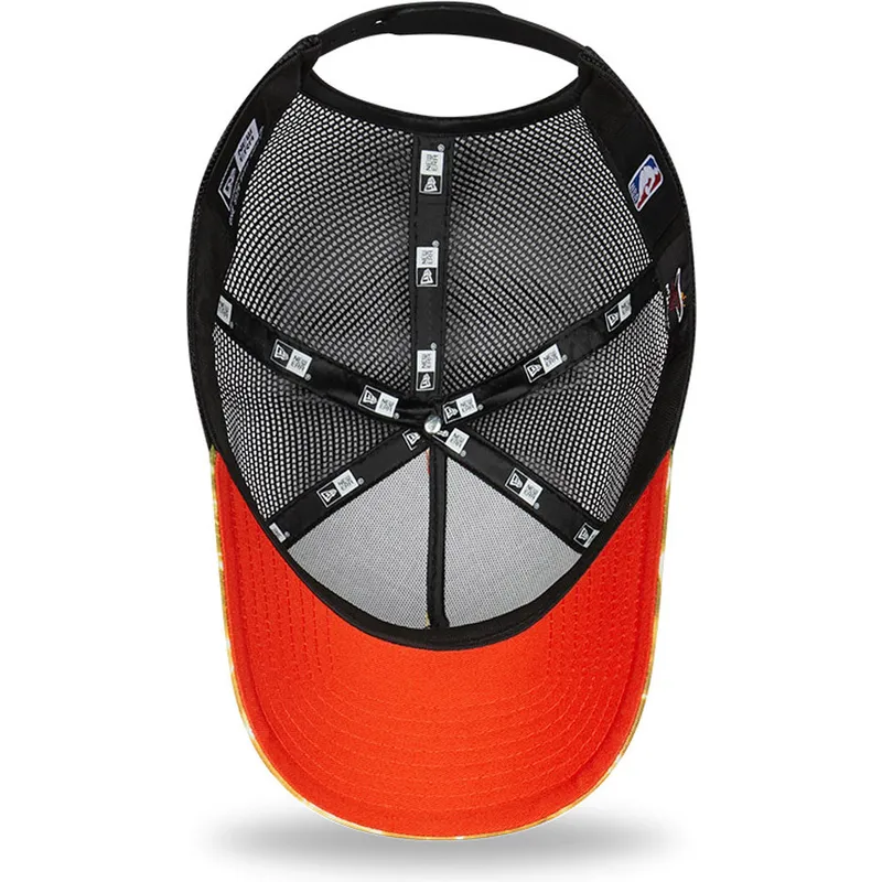 kasketter-buet-multicolor-snapback-a-frame-summer-city-fra-miami-heat-nba-af-new-era