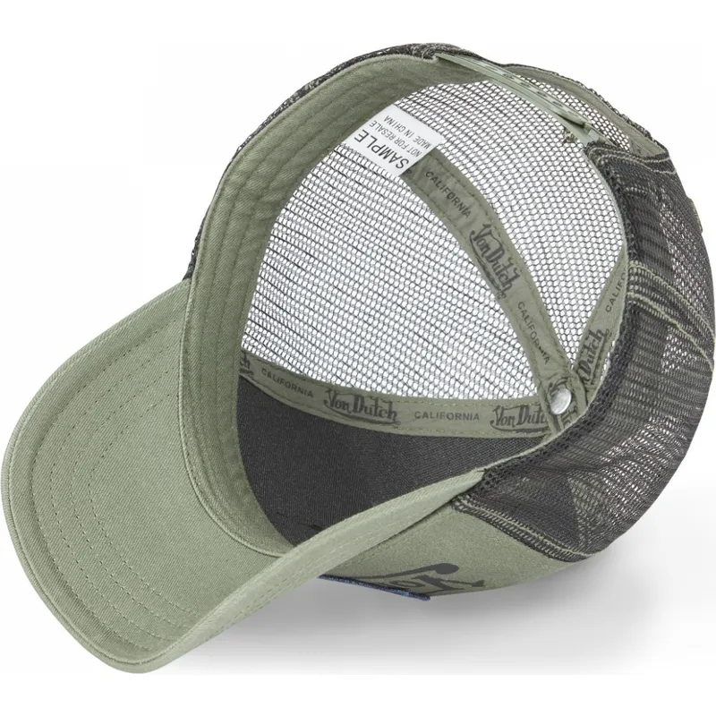 trucker-kasket-gron-bulldog-hund-bull-k-fra-von-dutch