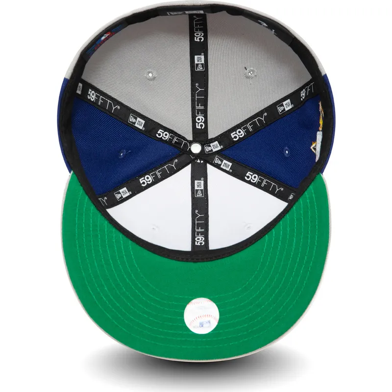 hvid-bla-og-gra-fitted-59fifty-all-star-game-spin-kasket-fra-los-angeles-dodgers-mlb-af-new-era