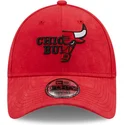 chicago-bulls-nba-new-era-9forty-vasket-pakke-split-logo-justerbar-rod-buet-kasket